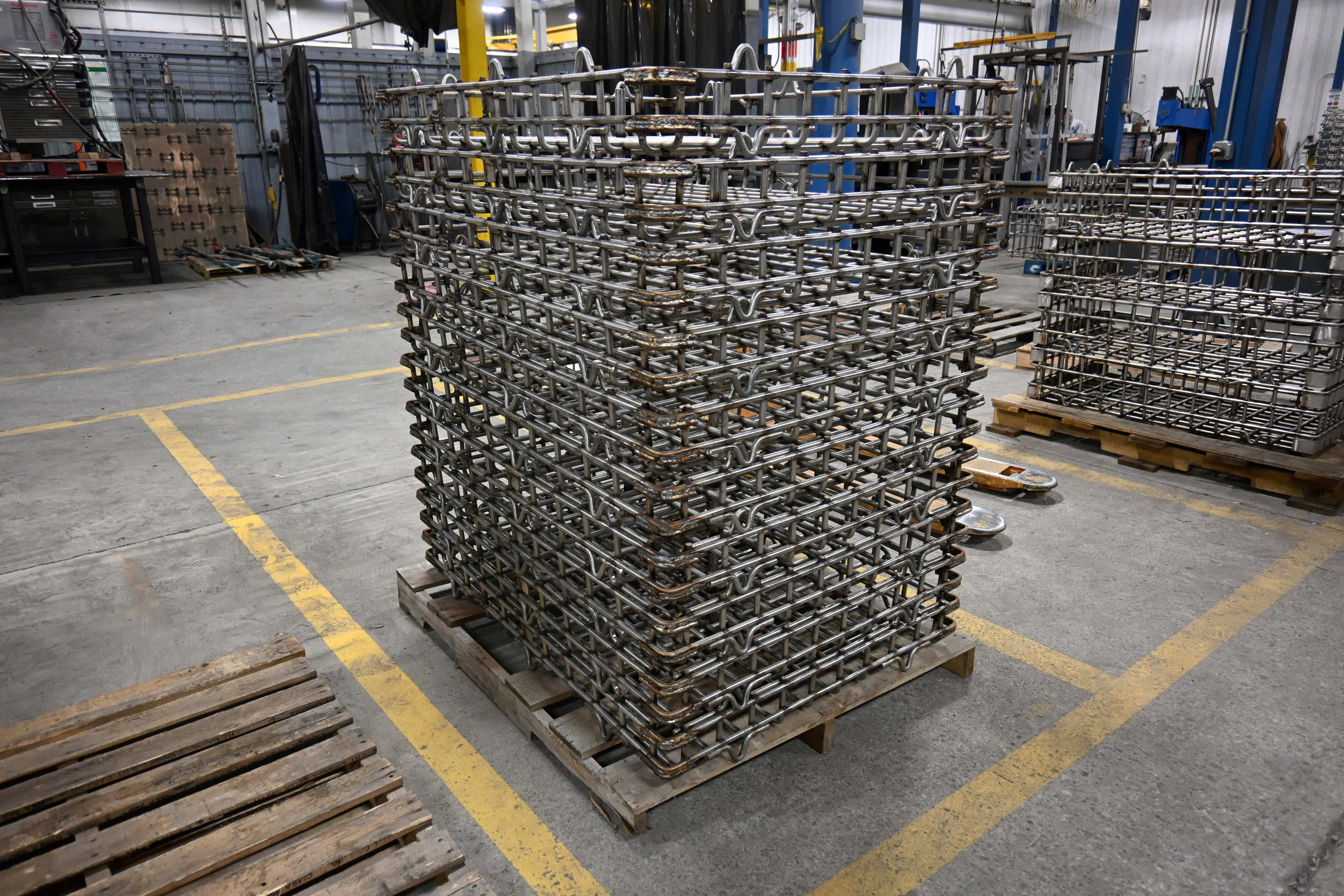 Heat Treatment Rod Framed Baskets