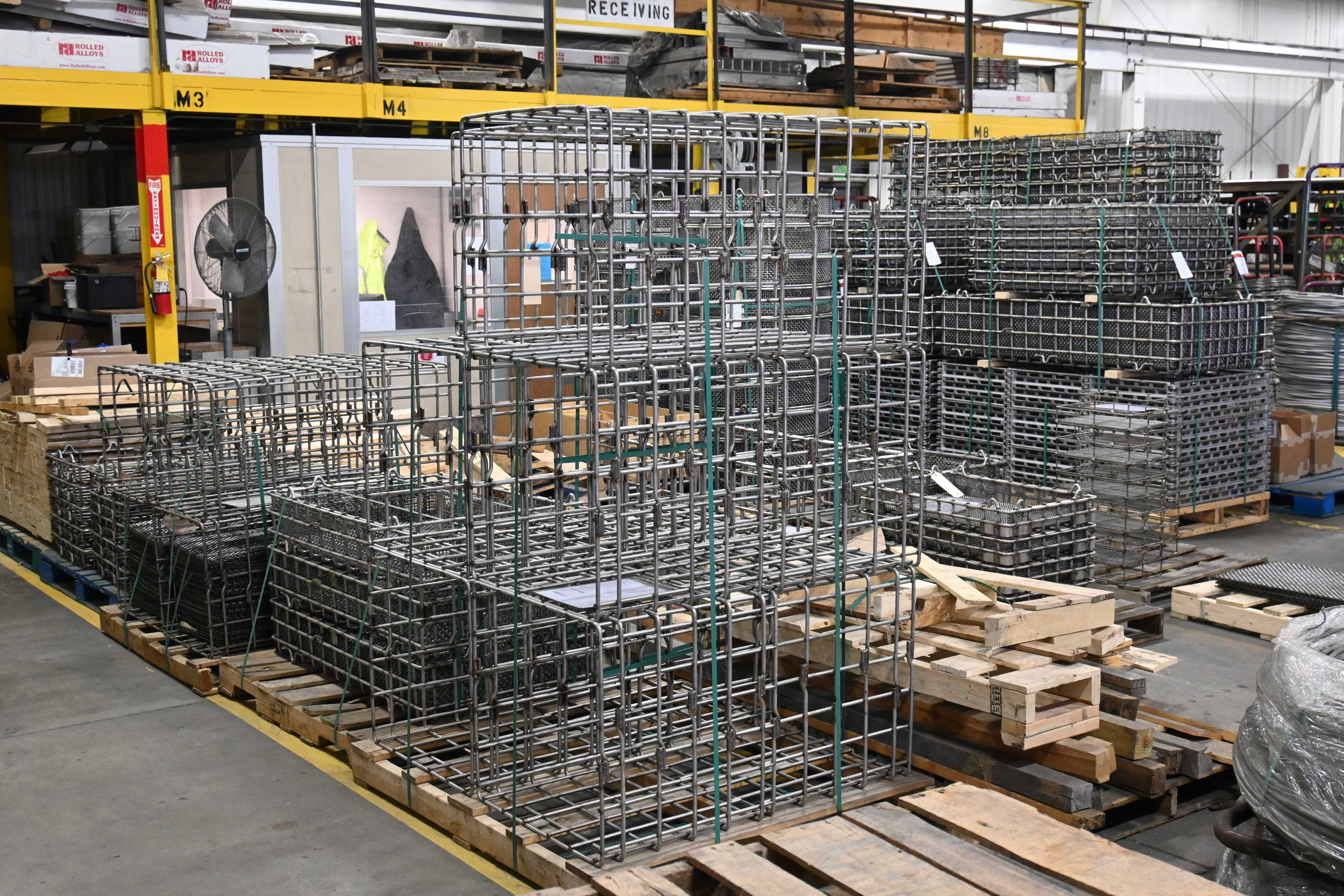 Heat Treatment Rod Framed Baskets